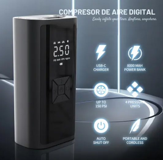 COMPRESOR DE AIRE CON WIRELESS DIGITAL